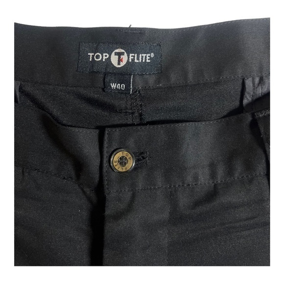 TopFlite Mens‎ Black Golf Shorts 40" - Picture 5 of 5